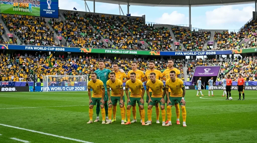 Australian Socceroos squad preparing for World Cup 2026 in North America