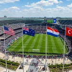 Group D World Cup 2026 featuring USA, Australia, Paraguay and Türkiye national team colours