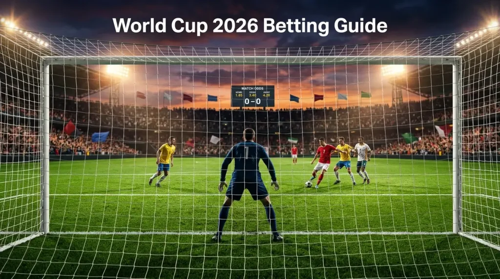 World Cup 2026 betting guide overview showing tournament bracket and odds display for New Zealand punters
